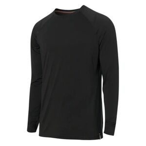 Saxx Men's Black Grey Long Sleeve Tee Medium Athletic Wear